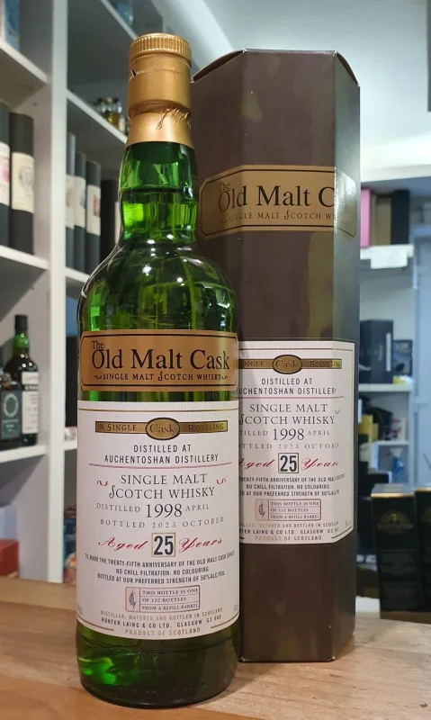 Auchentoshan – 1998 25 Year Old Old Malt Cask Single Cask (70cl, 50%)