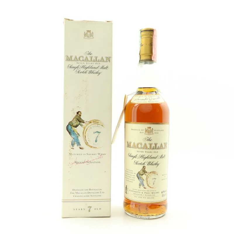 Macallan – 7 Year Old Giovinetti & Figli Import (70cl, 40%)