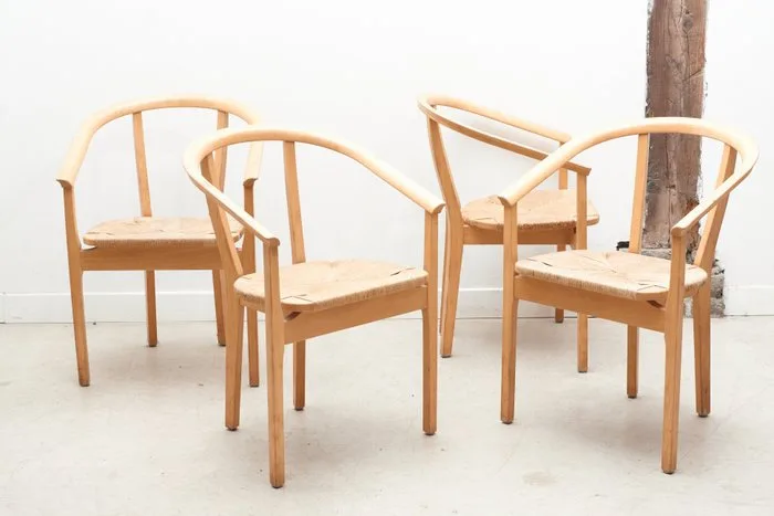 Kyrpings Møbelfabrik - Poul Verner - Dining room chair (4) - U55 - Beech
