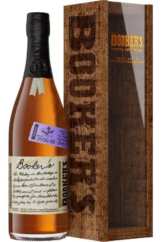 Booker's Bourbon Batch 2026-01 "The Big Easy" Kentucky Straight Bourbon Whiskey