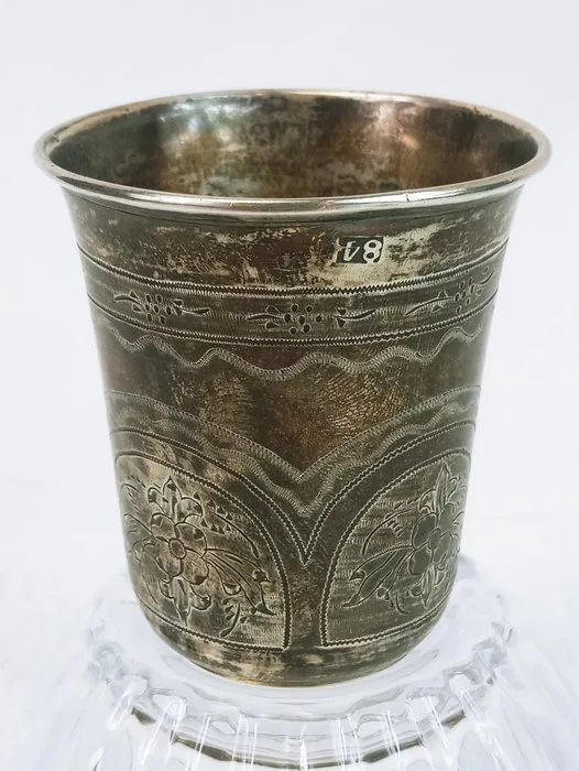 Mug -.875 (84 Zolotniki) silver - Silver Kiddush Cup 84