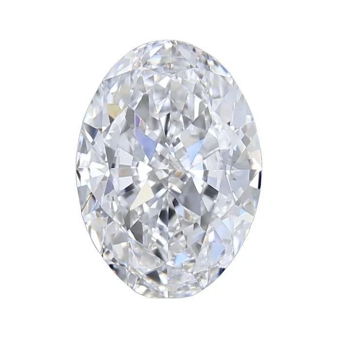 1 pcs Diamond (Natural) - 0.70 ct - Oval - D (colourless) - IF - Gemological Institute of America (GIA) - GIA Certified Diamond