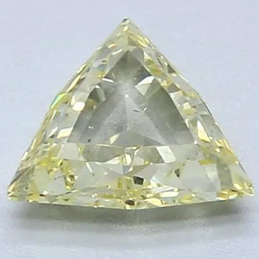 1 pcs Diamond (Natural coloured) - 1.01 ct - Triangle - Fancy Yellow - SI1 - International Gemological Institute (IGI)