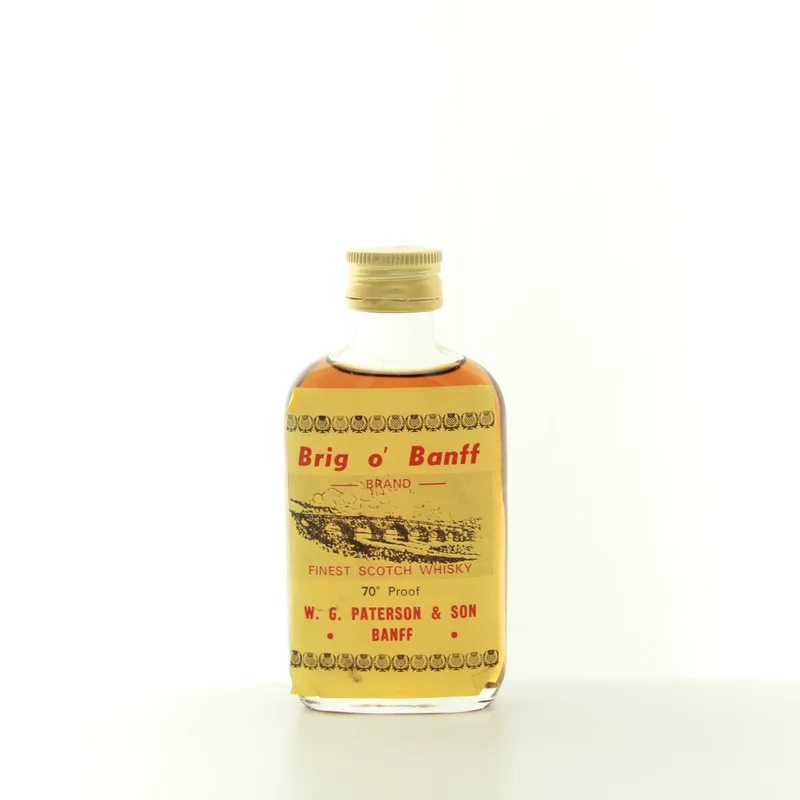 Brig o’ Banff – WG Paterson (1970s Edition) Miniature (4.7cl, 70 Proof%)
