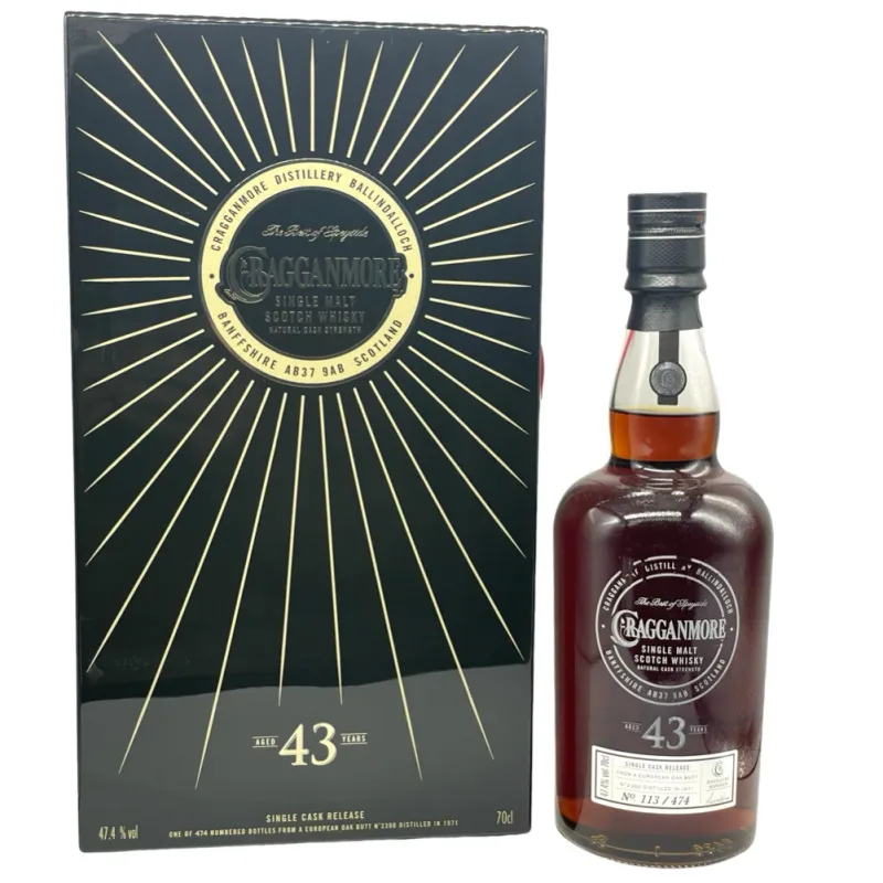 Cragganmore – 43 Years Old 1971 Dubai Market (70cl, 47.4%)