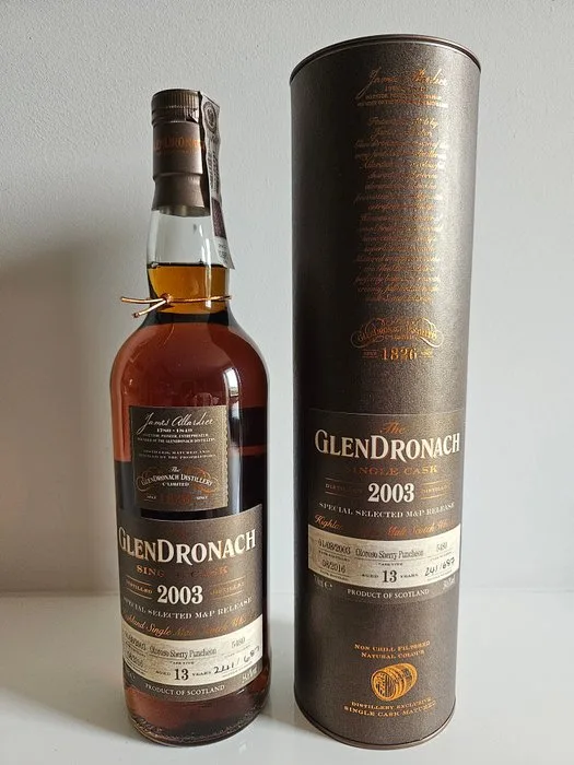Glendronach 2003 13 years old Single Cask no. 5480 - b. 2016 - 700ml