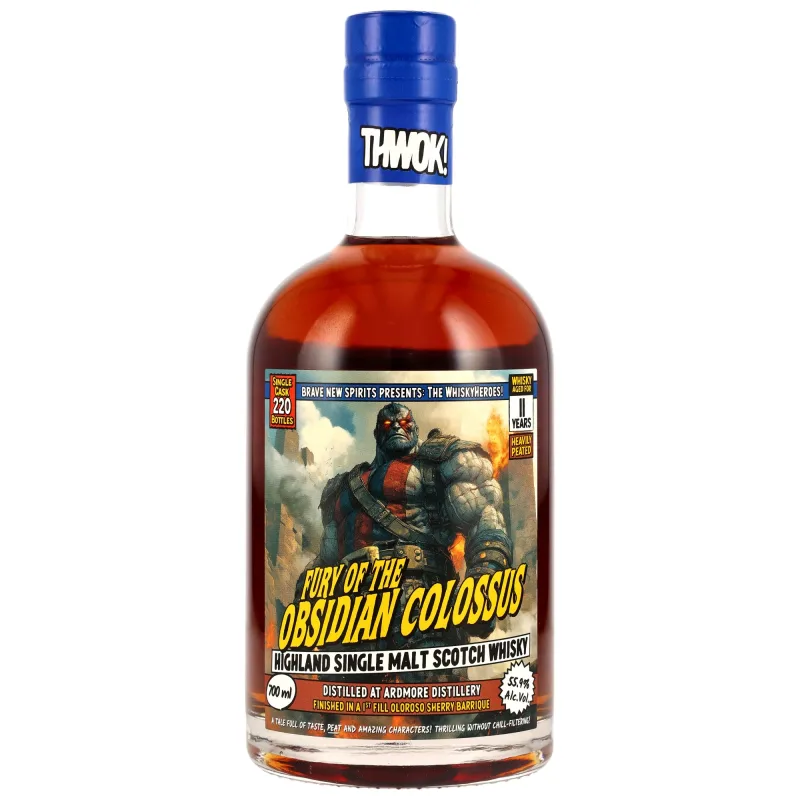 Ardmore – 11 Year Old Whisky Heroes Fury of the Obsidian Colossus Brave New Spirits