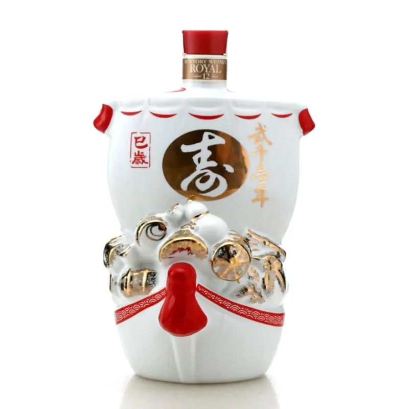 Suntory – Royal 12 Year Old Zodiac Decanter Year of the Snake Ship (2001) (60cl, 43%)
