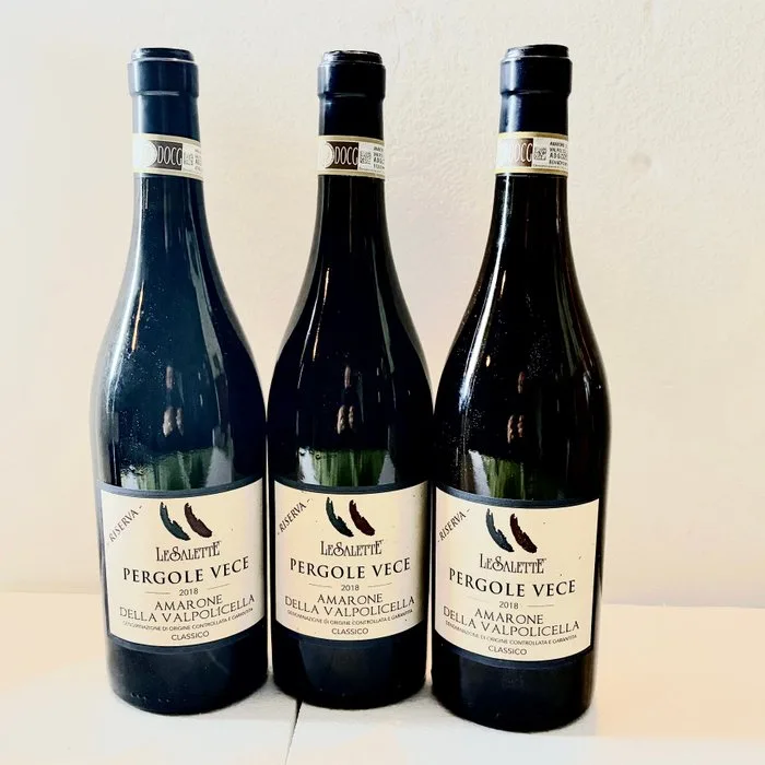 2018 Le Salette, Pergole Vece - Amarone DOCG, Classico, Ris - 3 Bottles (0.75L)