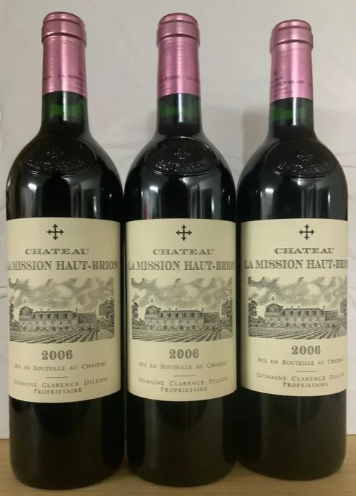 2006 Chateau La Mission Haut Brion - Pessac-Léognan Einzellage - 3 Bottles (0.75L)