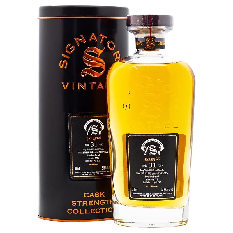 Signatory Vintage Islay (LA) Aged 31 Years 1992/2024 Cask 6776 (70cl, 51.8%)