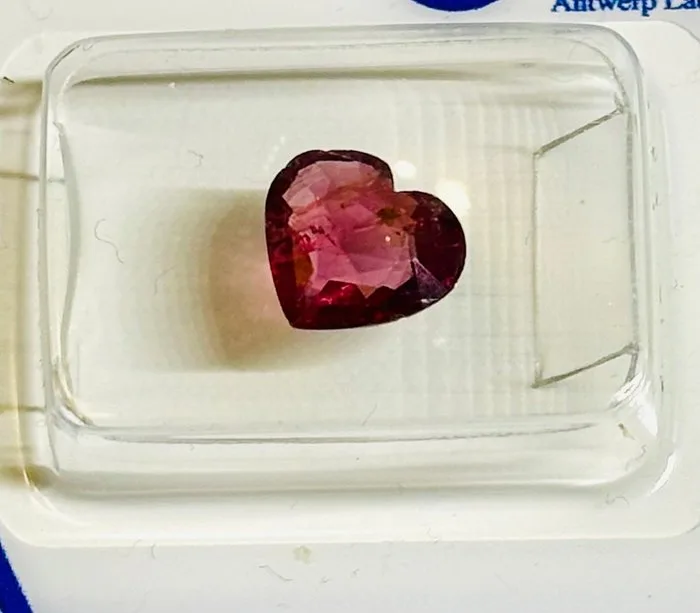 1 pcs Pink Spinel - 1.42 ct - Antwerp Laboratory for Gemstone Testing (ALGT)