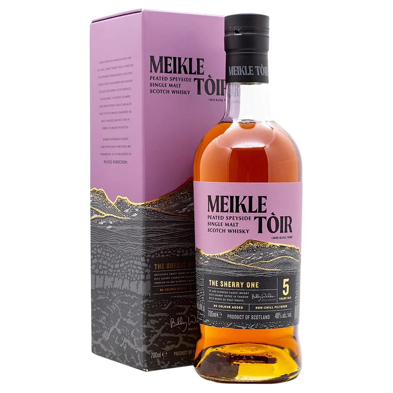 Meikle Tòir 5 Years Old The Sherry One Peated (70cl, 48%)