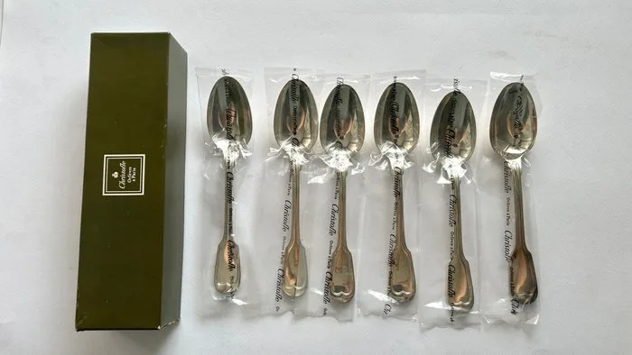 Christofle - Spoon (6) - Chinon - Silverplated