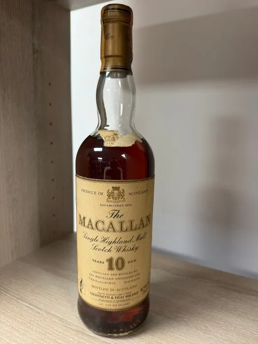 Macallan 10 years old Sherry Wood - b. 1980s - 75cl