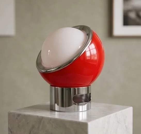 Table lamp - Glass, Metal - Bauhaus