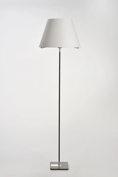 axis71 - Stephane Lebrun - Floor lamp - One Floor - Metal, Plastic - White hood, gray struct