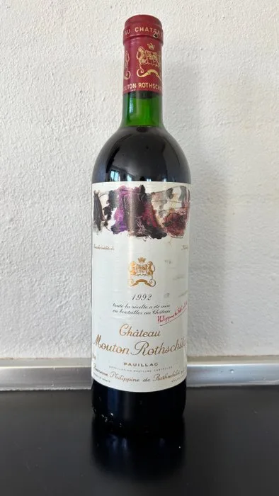 1992 Château Mouton Rothschild - Pauillac 1er Grand Cru Classé - 1 Bottle (0.75L)