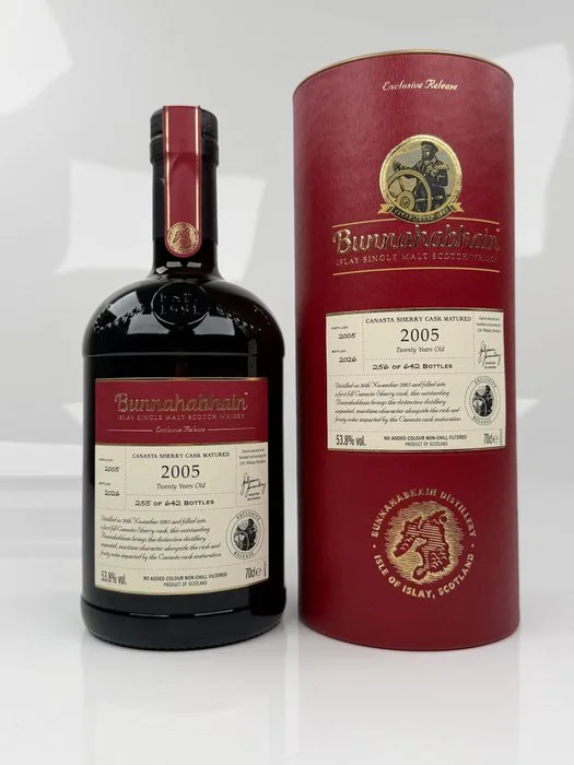 Bunnahabhain 20 years old Canasta Sherry Cask Matured - UK Exclusive - 70cl