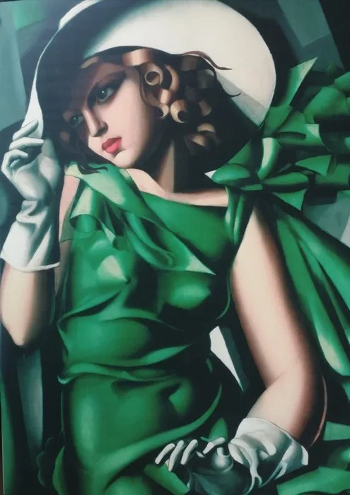 Tamara Lempicka (after) - Muchacha con Pamela