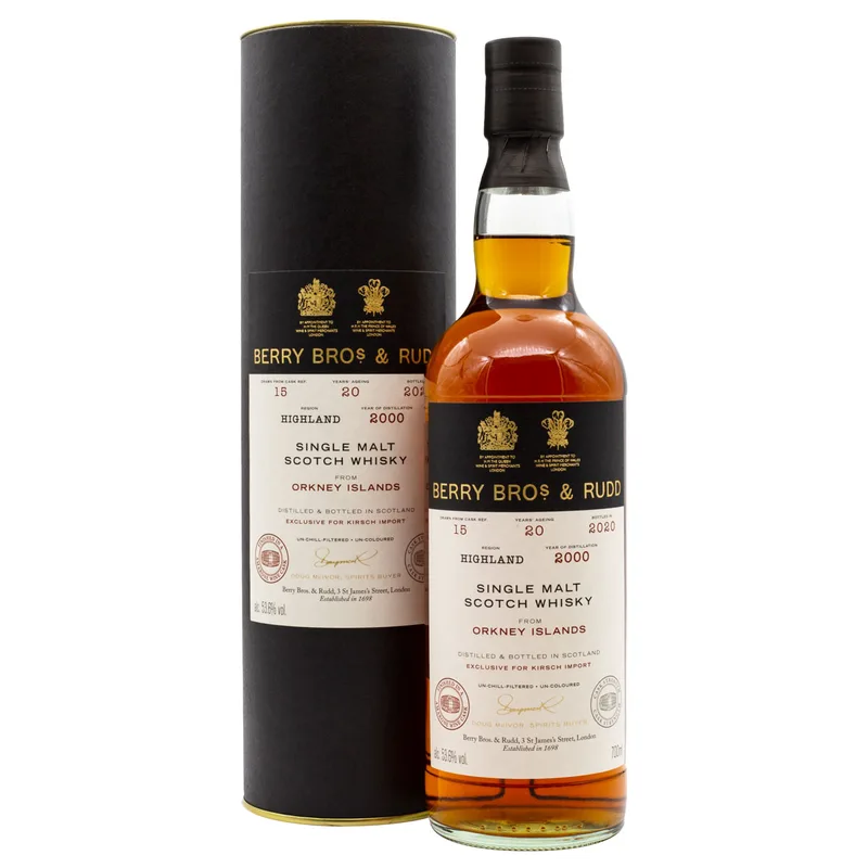 Berry Bros & Rudd Orkney Islands 20 Years Old 2000/2020 Cask 15 (70cl, 53.6%)