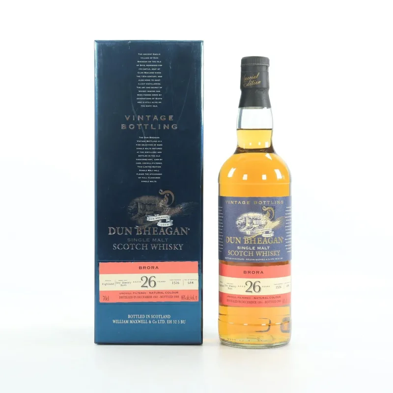 Brora – 26 Year Old 1981 Dun Bheagen Single Cask Highland Single Malt Scotch Whisky