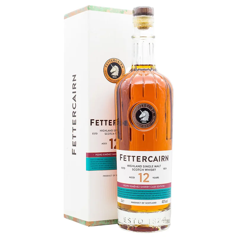 Fettercairn – Aged 12 Years Pedro Ximénez Sherry Cask Edition Travel Exclusive (1L, 40%)
