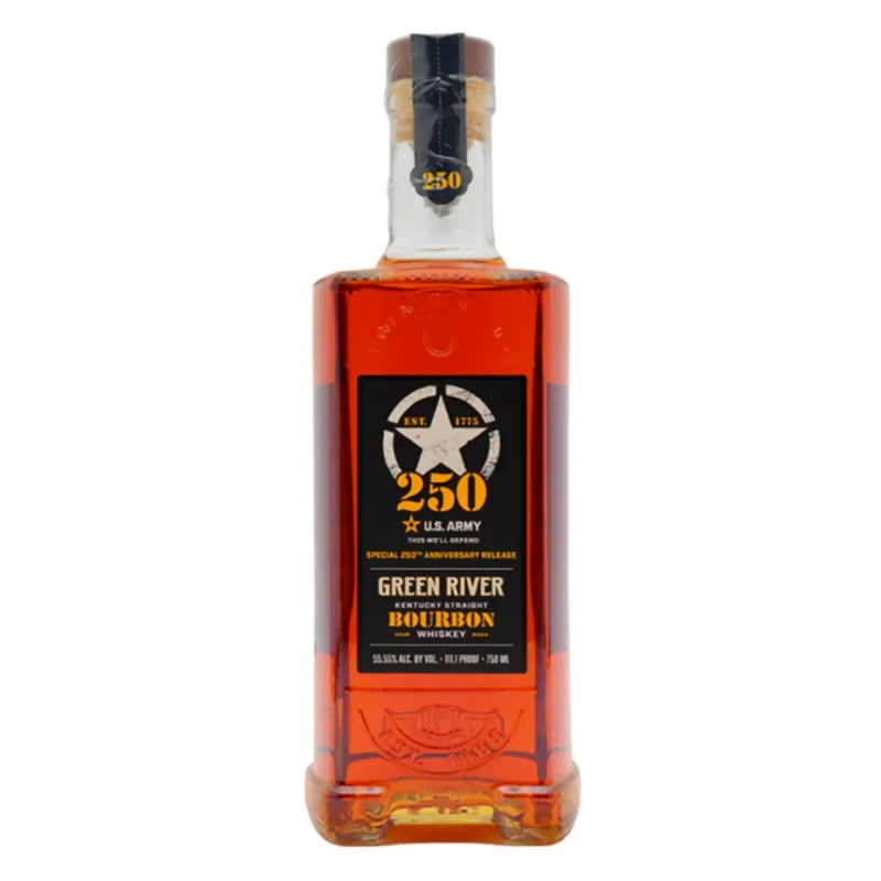 Green River – US Army 250th Anniversary Limited Edition Kentucky Straight Bourbon Whiskey (2026) (75cl, 55.5%)