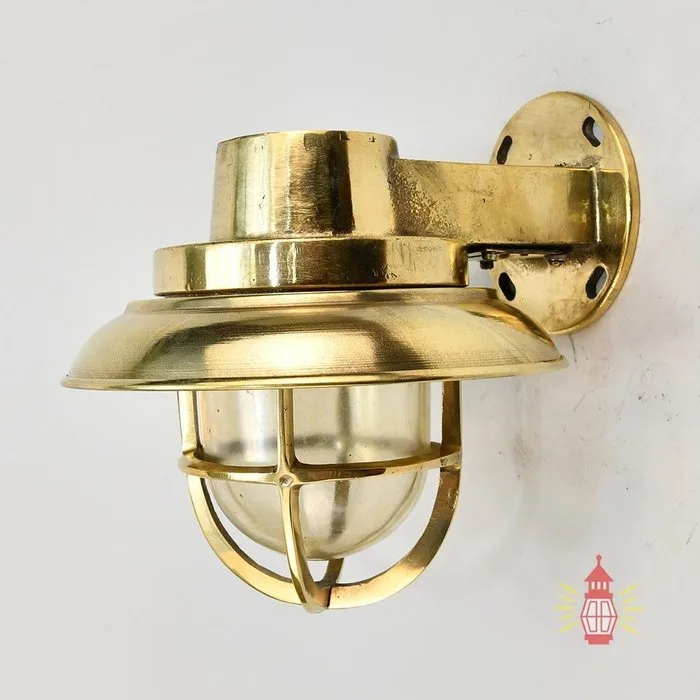 Wall lamp - Brass, Glass