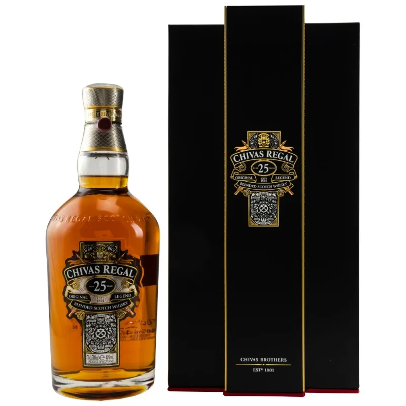 Chivas Regal 25 Year Old Blended Scotch Whisky (70cl, 40%)