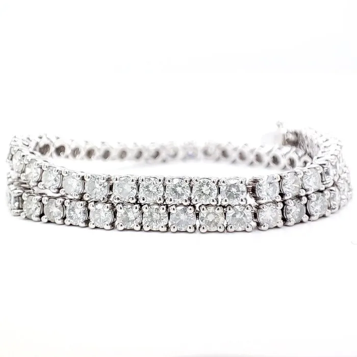 Bracelet - 14 kt. White gold - 3.52ct. tw. Diamond (Natural)
