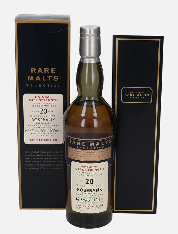Rosebank – 1981 20 Year Old Rare Malts Selection