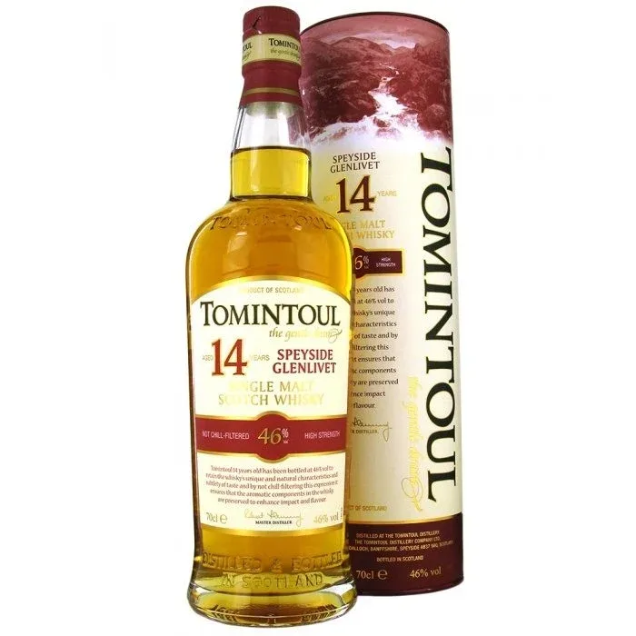 Tomintoul – 14 Year Old Speyside Single Malt Scotch Whisky 2015