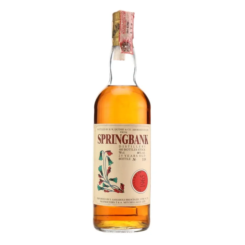 Springbank – 1965 'Flowers' 25 Year Old