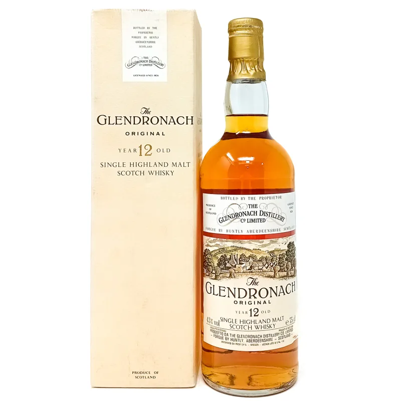 Glendronach – 12 Year Old Original 1980s Previ Import