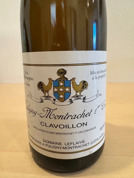 2002 Domaine Leflaive "Clavoillon" - Puligny Montrachet 1er Cru - 1 Bottle (0.75L)