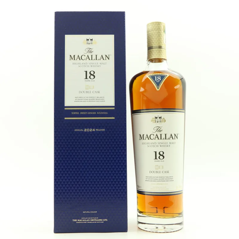 Macallan – 18 Year Old Double Cask 2024 Release (70cl, 43%)