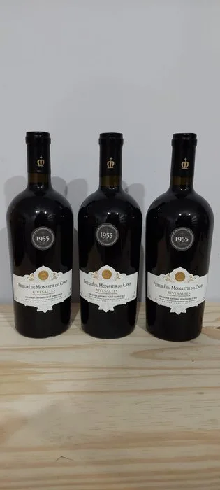 1955 Château le Prieuré du Monastir Del Camp - Rivesaltes - 3 Bottles (0.75L)