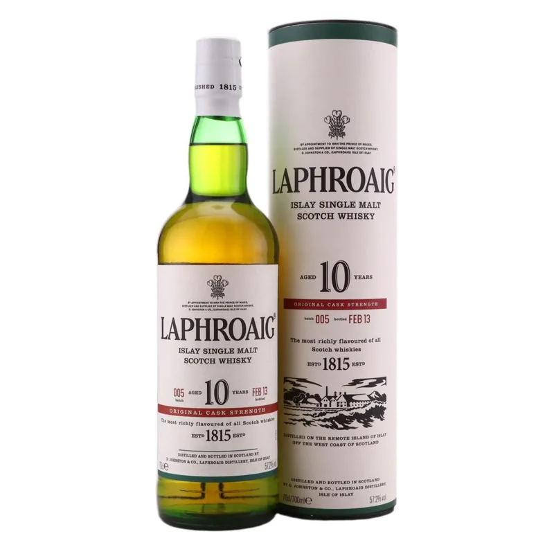 Laphroaig – 10 Year Old Original Cask Strength Batch 005