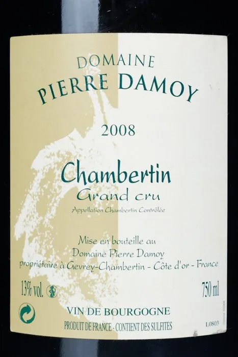 2008 Domaine Pierre Damoy - Chambertin Grand Cru - 1 Bottle (0.75L)
