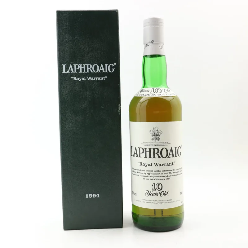 Laphroaig – 10 Year Old Royal Warrant 1994 Release (70cl, 40%)