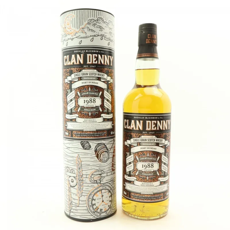 Port Dundas – 1988 28 Year Old Clan Denny Douglas Laing Single Cask #11753 (2017)