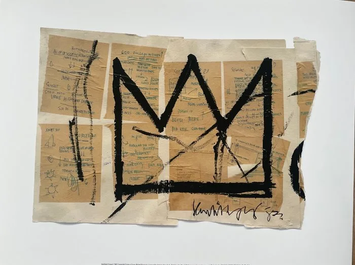 Jean-Michel Basquiat - (1960-1988) Untitled (Crown), 1982, licensed by Artestar NY…Printed in the UK 41/49