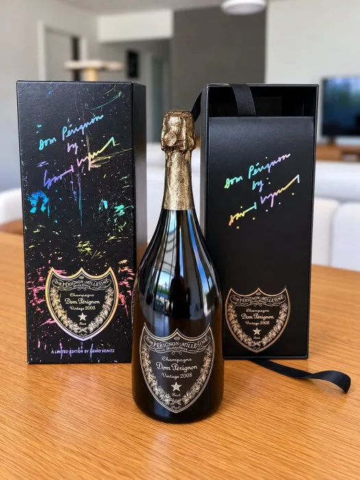 2003 Dom Pérignon, David Lynch limited Edition - Champagne Brut - 1 Bottle (0.75L)