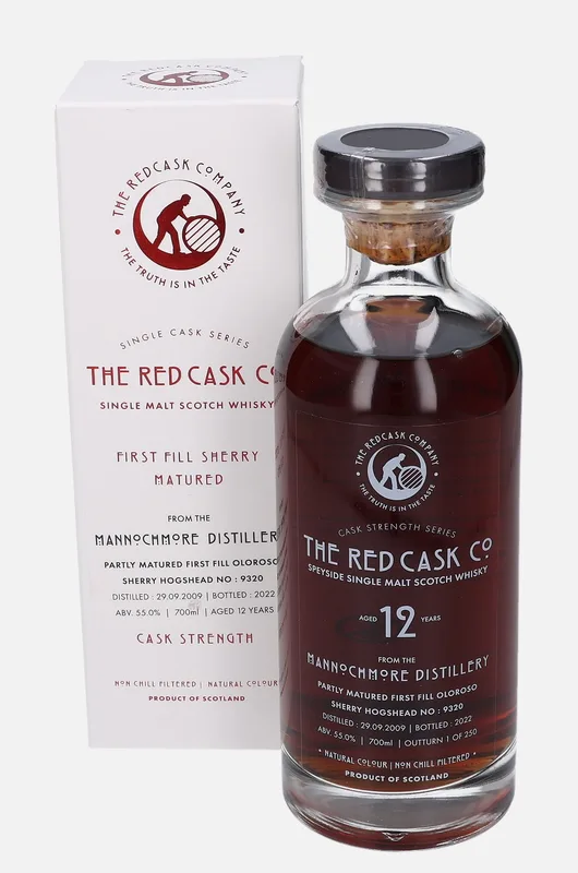 Mannochmore – 2009 12 Year Old The Red Cask Company Cask Strength Series