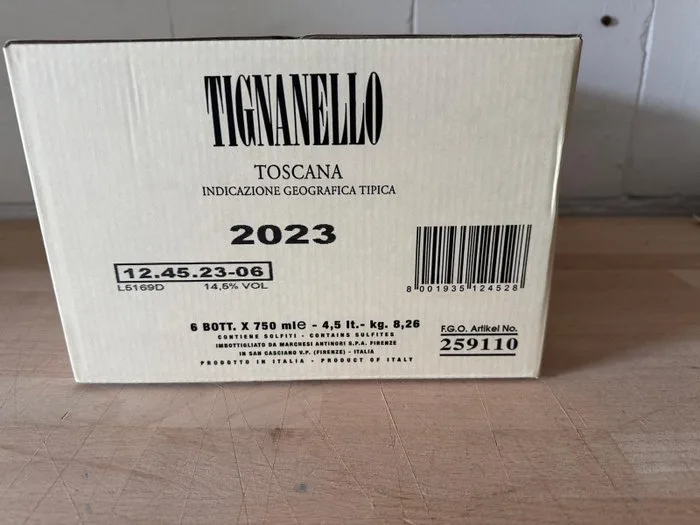 2023 Antinori, Tignanello - Tuscany IGT - 6 Bottle (0.75L)