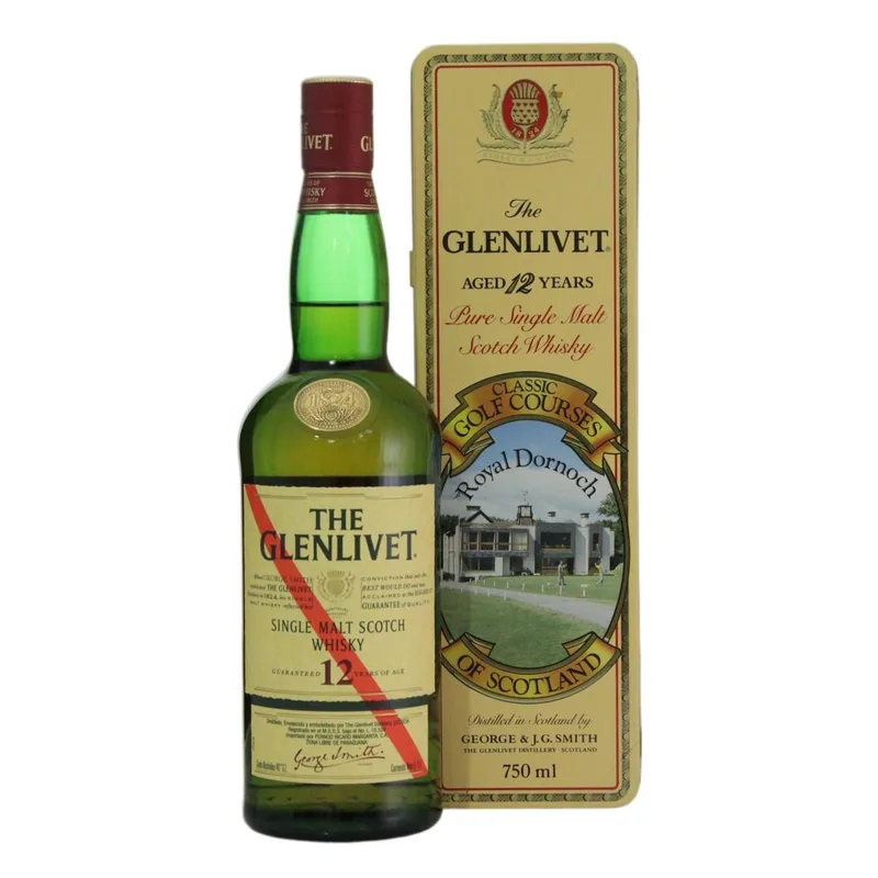Glenlivet – 12 Year Old Royal Dornoch Classic Golf Course Tin