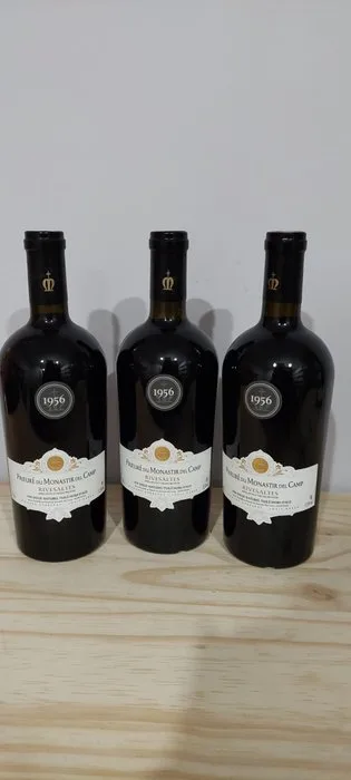 1956 Château le Prieuré du Monastir Del Camp - Rivesaltes - 3 Bottles (0.75L)