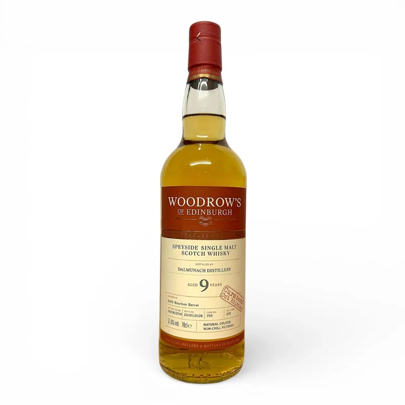 Dalmunach – 9 Year Old 2016 Woodrow's of Edinburgh Curator's Cut Single Ex Bourbon Barrel #759 (2026)