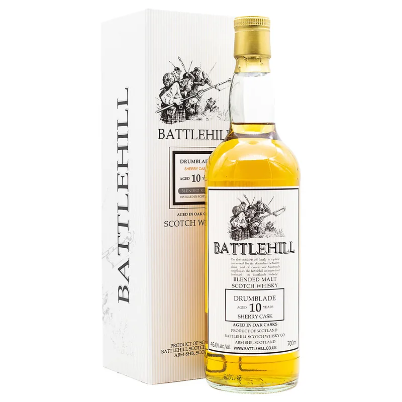 Battlehill Drumblade Aged 10 Years 2011/2021 Blended Malt Scotch Whisky (70cl, 46%)